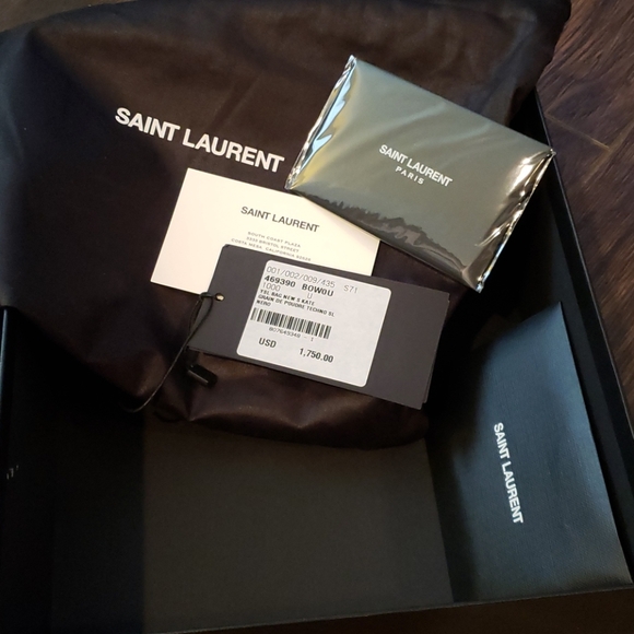 YSL Black Small Kate Bag with Matte Black Hardware - Picture 7 of 11